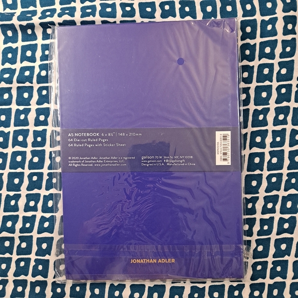 Jonathan Adler Lips A5 Journal - Picture 8 of 8